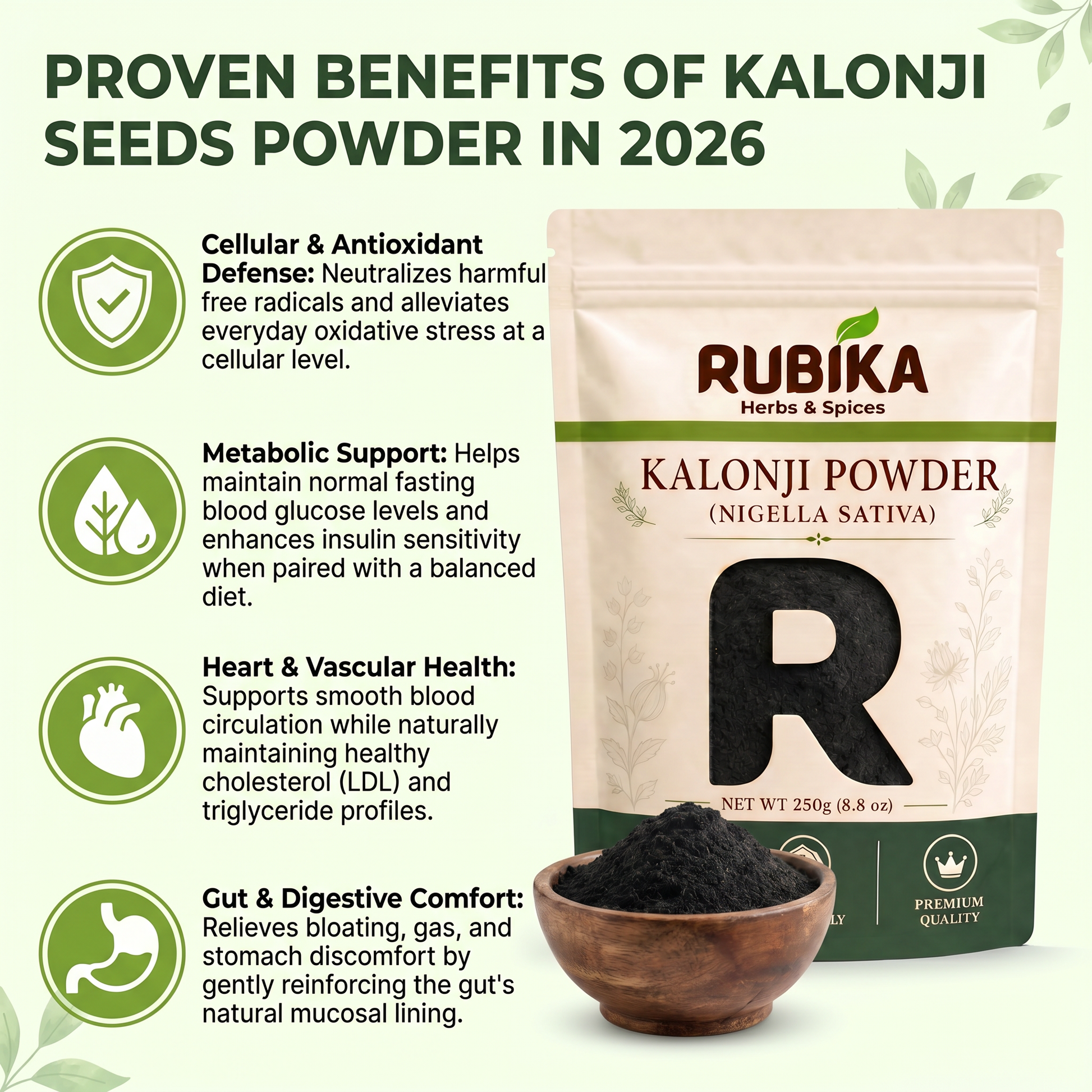 Benefits of Kalonji Seeds Powder 